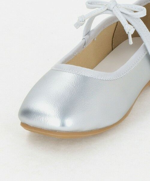 green label relaxing / グリーンレーベル リラクシング フラットシューズ | スクエアリボン フラットシューズ / キッズ 17cm-23cm | 詳細2