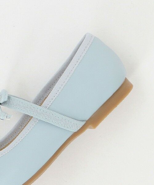 green label relaxing / グリーンレーベル リラクシング フラットシューズ | スクエアリボン フラットシューズ / キッズ 17cm-23cm | 詳細12