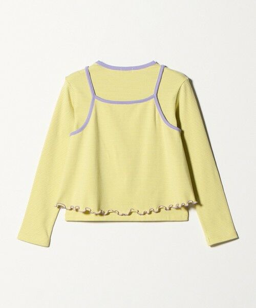 green label relaxing / グリーンレーベル リラクシング カットソー | ボーダーTシャツ＋キャミソール セット / キッズ 140cm-160cm | 詳細13