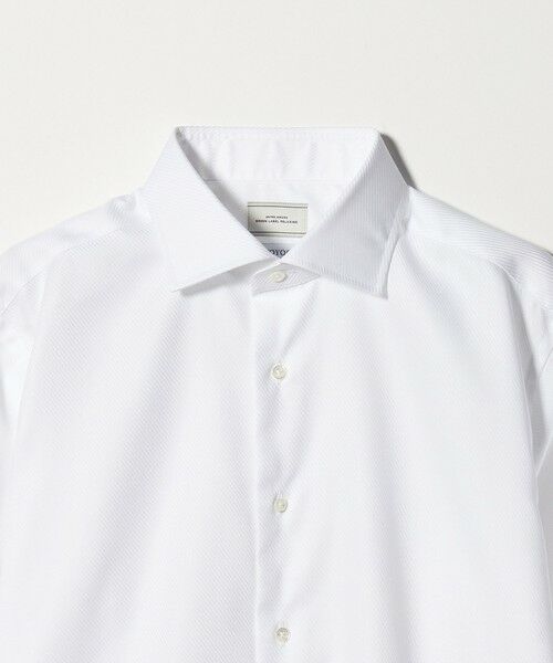 green label relaxing / グリーンレーベル リラクシング シャツ・ブラウス | MADE BY HITOYOSHI ツイル ワイドカラー ドレスシャツ | 詳細3