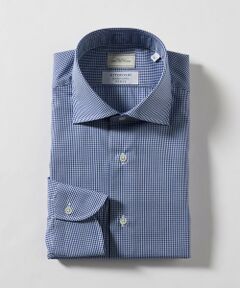 green label relaxing / グリーンレーベル リラクシング シャツ・ブラウス | MADE BY HITOYOSHI ギンガムチェック ワイドカラー ドレスシャツ