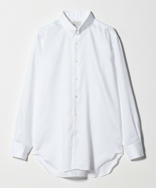 green label relaxing / グリーンレーベル リラクシング シャツ・ブラウス | MADE BY HITOYOSHI ヘリンボーン タブカラー ドレスシャツ | 詳細1
