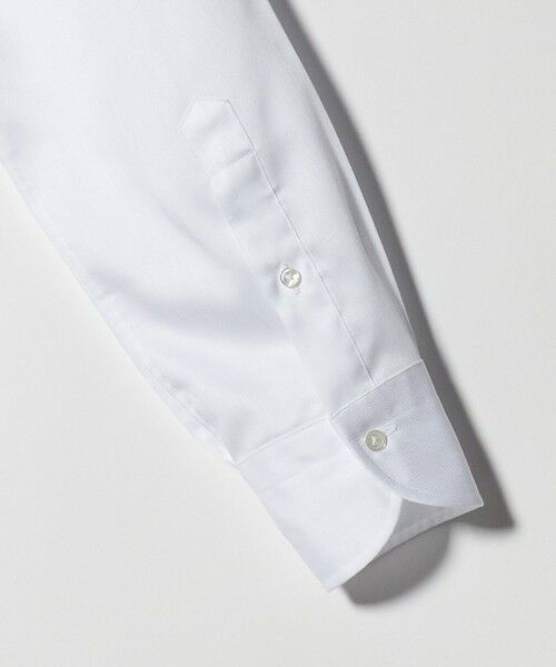 green label relaxing / グリーンレーベル リラクシング シャツ・ブラウス | MADE BY HITOYOSHI ヘリンボーン タブカラー ドレスシャツ | 詳細10