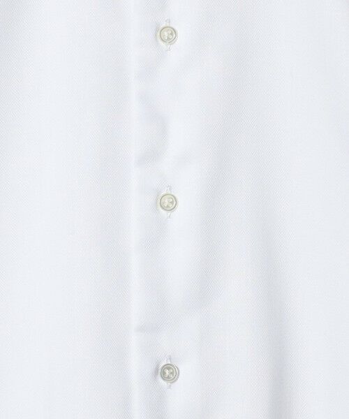 green label relaxing / グリーンレーベル リラクシング シャツ・ブラウス | MADE BY HITOYOSHI ヘリンボーン タブカラー ドレスシャツ | 詳細12