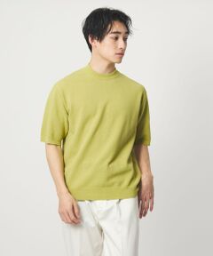 green label relaxing / グリーンレーベル リラクシング ニット・セーター | タック ピケ ビズ クルーネック ニット -ウォッシャブル-