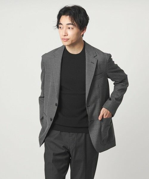 green label relaxing / グリーンレーベル リラクシング ニット・セーター | タック ピケ ビズ クルーネック ニット -ウォッシャブル- | 詳細6