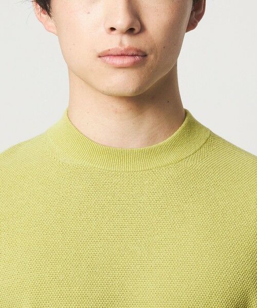 green label relaxing / グリーンレーベル リラクシング ニット・セーター | タック ピケ ビズ クルーネック ニット -ウォッシャブル- | 詳細15