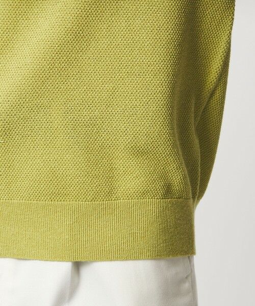 green label relaxing / グリーンレーベル リラクシング ニット・セーター | タック ピケ ビズ クルーネック ニット -ウォッシャブル- | 詳細17