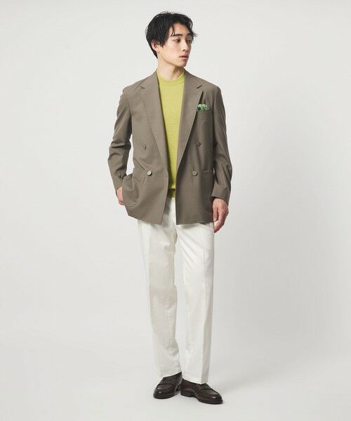 green label relaxing / グリーンレーベル リラクシング ニット・セーター | タック ピケ ビズ クルーネック ニット -ウォッシャブル- | 詳細11