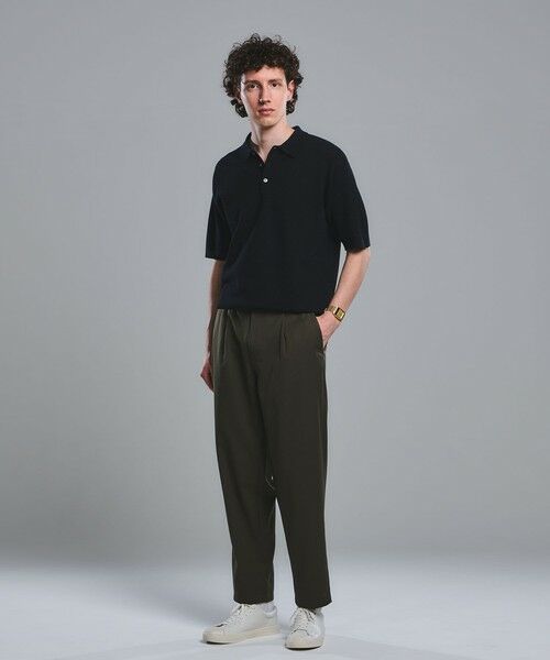 green label relaxing / グリーンレーベル リラクシング ポロシャツ | タック ピケ ニット ポロシャツ -ウォッシャブル- | 詳細1
