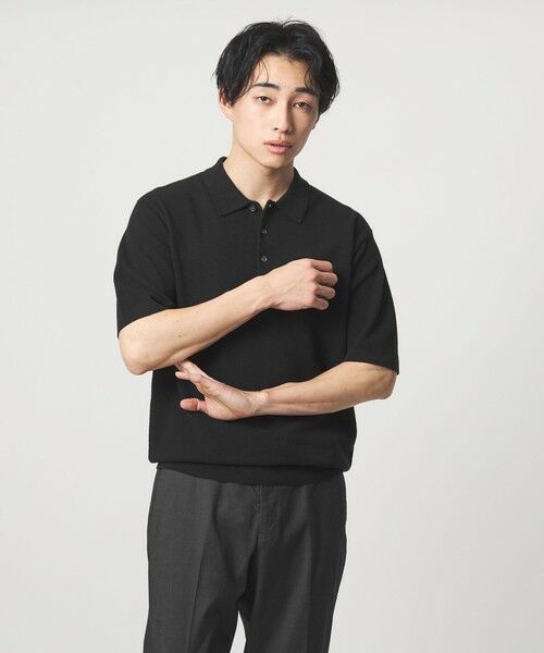 green label relaxing / グリーンレーベル リラクシング ポロシャツ | タック ピケ ニット ポロシャツ -ウォッシャブル- | 詳細2