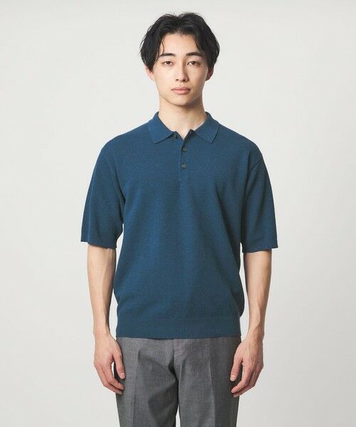 green label relaxing / グリーンレーベル リラクシング ポロシャツ | タック ピケ ニット ポロシャツ -ウォッシャブル- | 詳細21