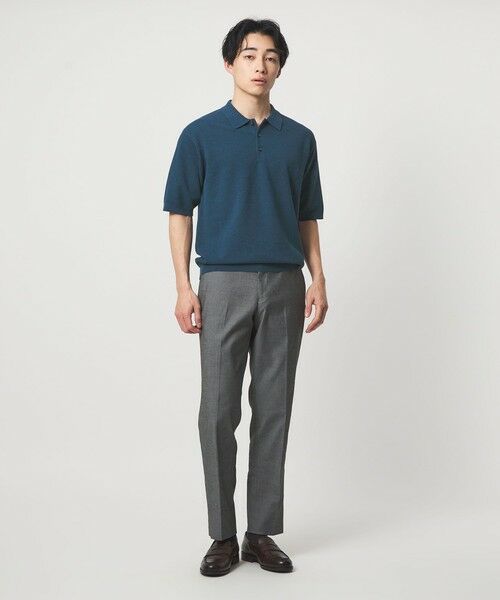 green label relaxing / グリーンレーベル リラクシング ポロシャツ | タック ピケ ニット ポロシャツ -ウォッシャブル- | 詳細18