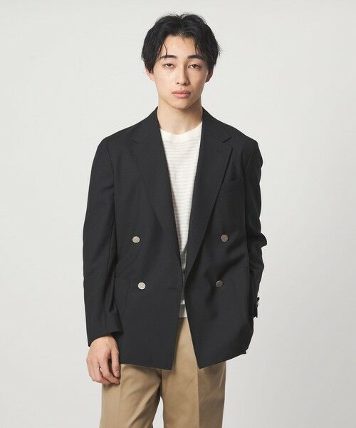 green label relaxing / グリーンレーベル リラクシング ニット・セーター | リネン ポリエステル ボーダー クルーネック 半袖 ニット -ウォッシャブル- | 詳細2