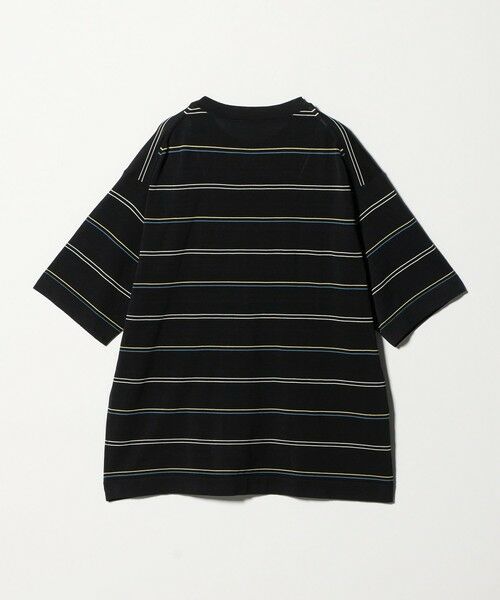 green label relaxing / グリーンレーベル リラクシング ニット・セーター | ＜RYE TENDER＞CENTRE TEE BORDER センターT ボーダー ニットT 半袖ニット | 詳細1