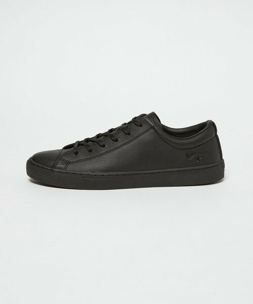 green label relaxing / グリーンレーベル リラクシング スニーカー | 【別注】＜CONVERSE＞GLR オールスター クップ OX レザー ブラック スニーカー（BLACK）