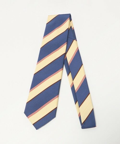 green label relaxing / グリーンレーベル リラクシング ネクタイ | GLR 8.0cm ストライプ2 ITALY ネクタイ（NAVY）