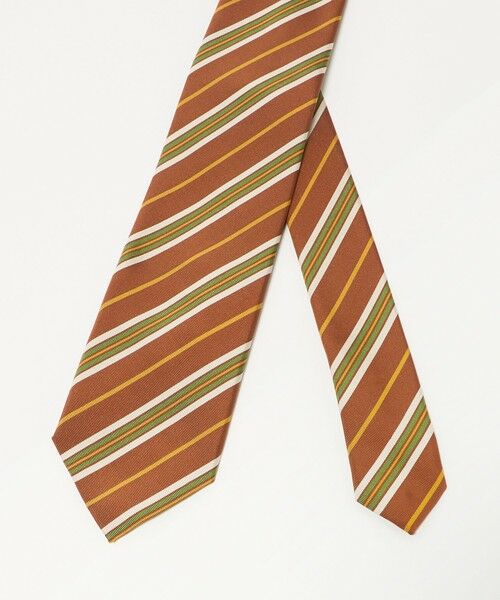 green label relaxing / グリーンレーベル リラクシング ネクタイ | GLR 8.0cm ストライプ4 ITALY ネクタイ | 詳細1