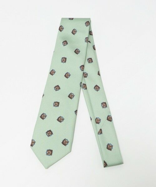 green label relaxing / グリーンレーベル リラクシング ネクタイ | GLR 8.0cm コモン4 ITALY ネクタイ（LT.BLUE）