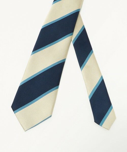 green label relaxing / グリーンレーベル リラクシング ネクタイ | GLR ジャパン タンゴ 8.0cm ストライプ2 ネクタイ | 詳細1