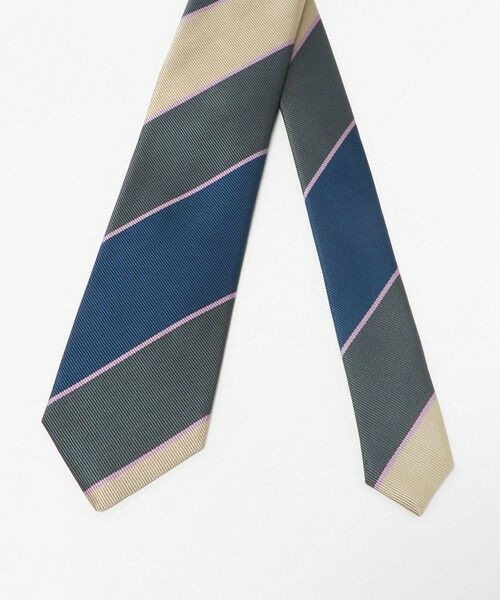 green label relaxing / グリーンレーベル リラクシング ネクタイ | GLR ジャパン タンゴ 8.0cm ストライプ4 ネクタイ | 詳細1