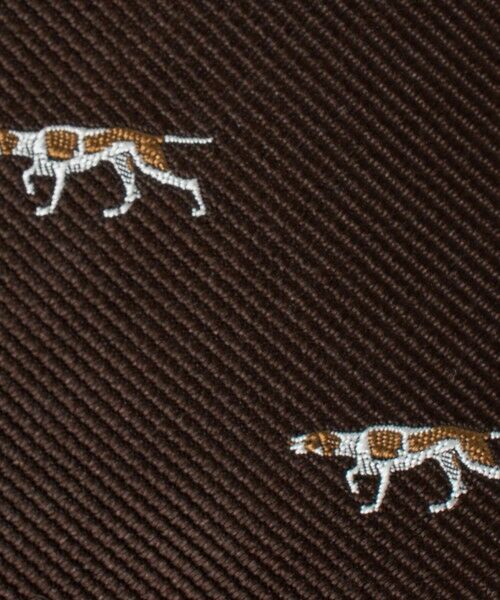 green label relaxing / グリーンレーベル リラクシング ネクタイ | GLR ジャパン タンゴ 8.0cm モチーフ2 犬柄 ネクタイ | 詳細2