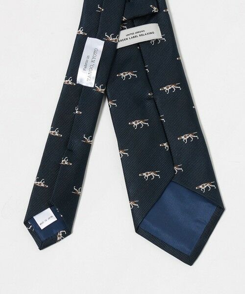 green label relaxing / グリーンレーベル リラクシング ネクタイ | GLR ジャパン タンゴ 8.0cm モチーフ2 犬柄 ネクタイ | 詳細4