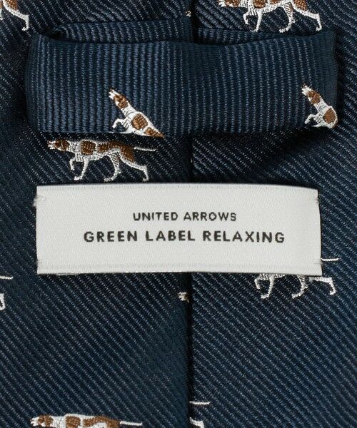 green label relaxing / グリーンレーベル リラクシング ネクタイ | GLR ジャパン タンゴ 8.0cm モチーフ2 犬柄 ネクタイ | 詳細6