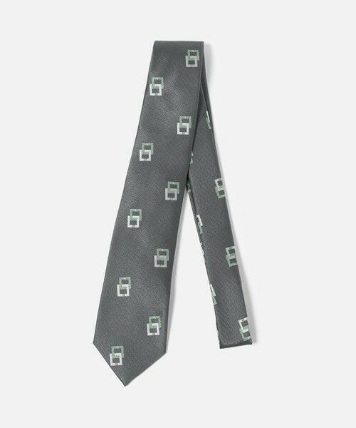 green label relaxing / グリーンレーベル リラクシング ネクタイ | GLR シルク3 8.0cm コモン2 ネクタイ（MD.GRAY）