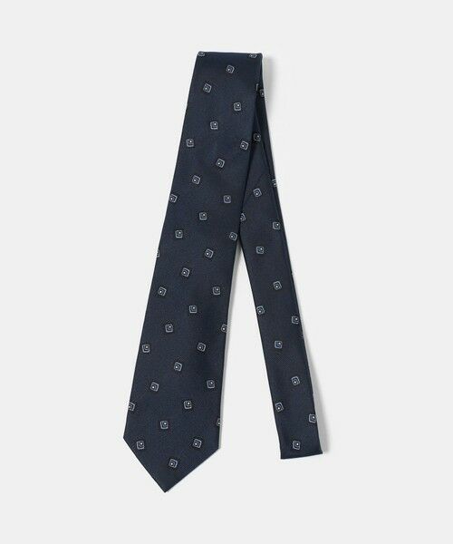 green label relaxing / グリーンレーベル リラクシング ネクタイ | GLR シルク3 8.0cm コモン3 ネクタイ（NAVY）