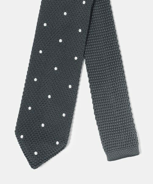 green label relaxing / グリーンレーベル リラクシング ネクタイ | GLR ポリエステル ウォッシャブル ニット ドット ネクタイ ニットタイ | 詳細2