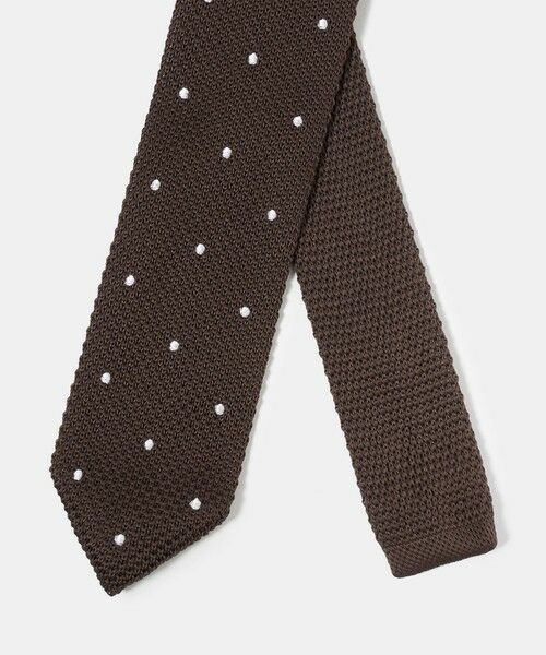green label relaxing / グリーンレーベル リラクシング ネクタイ | GLR ポリエステル ウォッシャブル ニット ドット ネクタイ ニットタイ | 詳細4