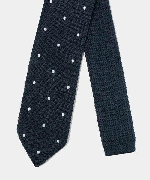 green label relaxing / グリーンレーベル リラクシング ネクタイ | GLR ポリエステル ウォッシャブル ニット ドット ネクタイ ニットタイ | 詳細15