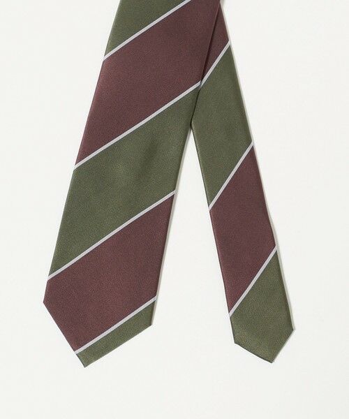 green label relaxing / グリーンレーベル リラクシング ネクタイ | GLR シルク4 8.0cm ストライプ1 ネクタイ | 詳細1