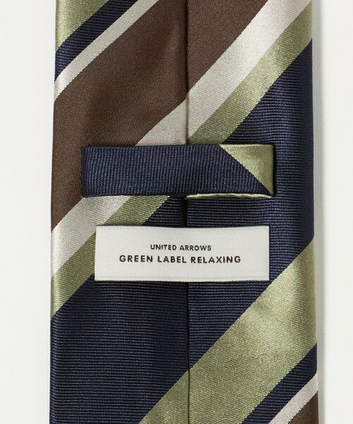 green label relaxing / グリーンレーベル リラクシング ネクタイ | GLR シルク4 8.0cm ストライプ2 ネクタイ | 詳細5