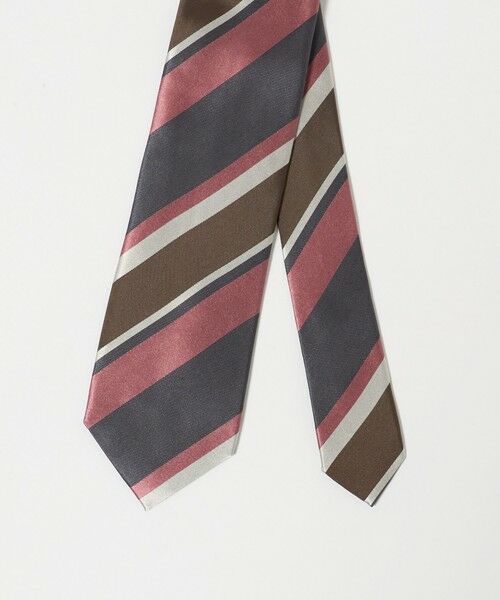 green label relaxing / グリーンレーベル リラクシング ネクタイ | GLR シルク4 8.0cm ストライプ2 ネクタイ | 詳細5