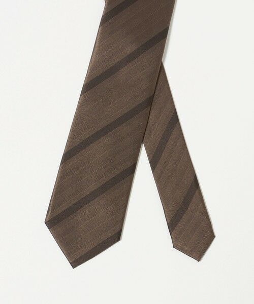 green label relaxing / グリーンレーベル リラクシング ネクタイ | GLR シルク4 8.0cm ストライプ3 ネクタイ | 詳細1