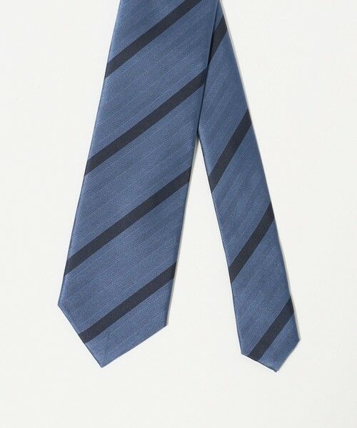 green label relaxing / グリーンレーベル リラクシング ネクタイ | GLR シルク4 8.0cm ストライプ3 ネクタイ | 詳細5