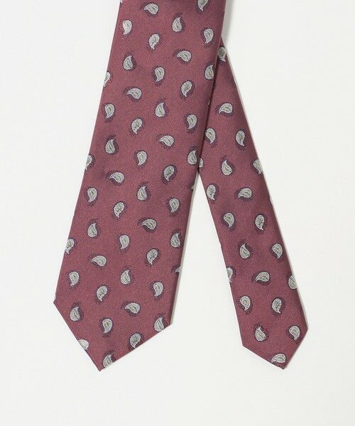 green label relaxing / グリーンレーベル リラクシング ネクタイ | GLR シルク4 8.0cm ペイズリー ネクタイ | 詳細1