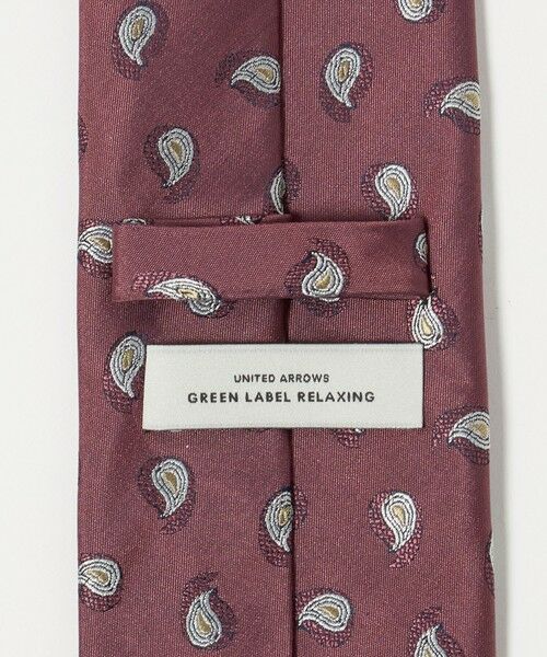 green label relaxing / グリーンレーベル リラクシング ネクタイ | GLR シルク4 8.0cm ペイズリー ネクタイ | 詳細5