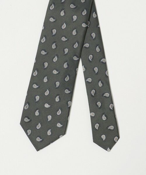 green label relaxing / グリーンレーベル リラクシング ネクタイ | GLR シルク4 8.0cm ペイズリー ネクタイ | 詳細5