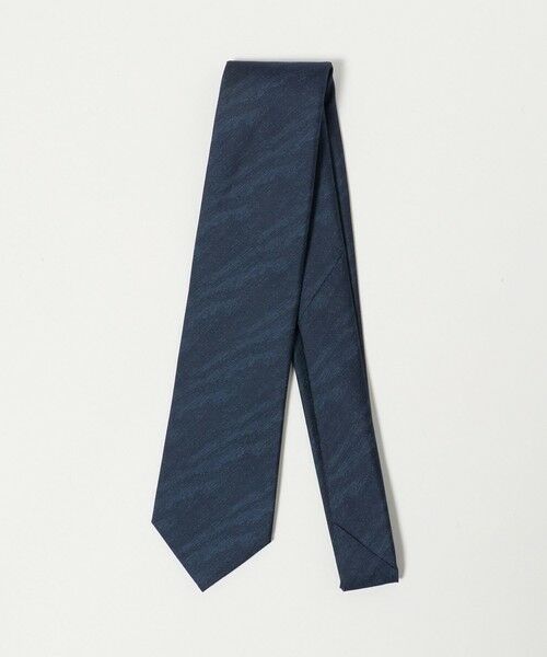 green label relaxing / グリーンレーベル リラクシング ネクタイ | GLR シルク4 8.0cm ソリッド ネクタイ（NAVY）