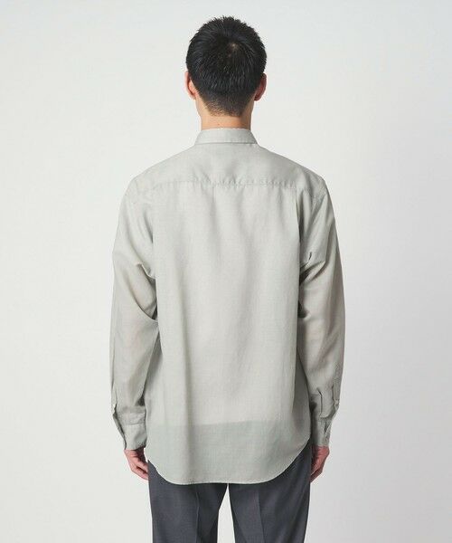 green label relaxing / グリーンレーベル リラクシング シャツ・ブラウス | ラミー ミックス ジャストルーズ 長袖 シャツ | 詳細13