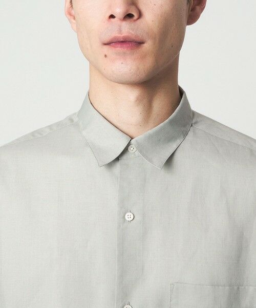 green label relaxing / グリーンレーベル リラクシング シャツ・ブラウス | ラミー ミックス ジャストルーズ 長袖 シャツ | 詳細14