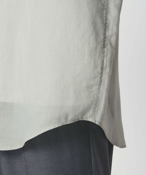green label relaxing / グリーンレーベル リラクシング シャツ・ブラウス | ラミー ミックス ジャストルーズ 長袖 シャツ | 詳細16