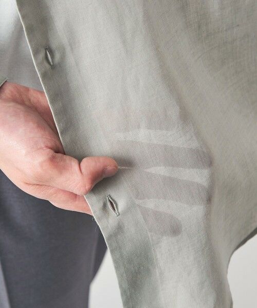 green label relaxing / グリーンレーベル リラクシング シャツ・ブラウス | ラミー ミックス ジャストルーズ 長袖 シャツ | 詳細19