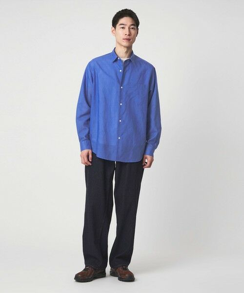 green label relaxing / グリーンレーベル リラクシング シャツ・ブラウス | ラミー ミックス ジャストルーズ 長袖 シャツ | 詳細24