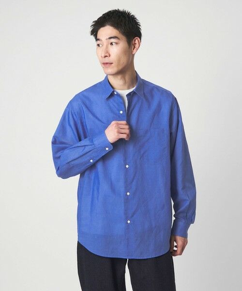 green label relaxing / グリーンレーベル リラクシング シャツ・ブラウス | ラミー ミックス ジャストルーズ 長袖 シャツ | 詳細27