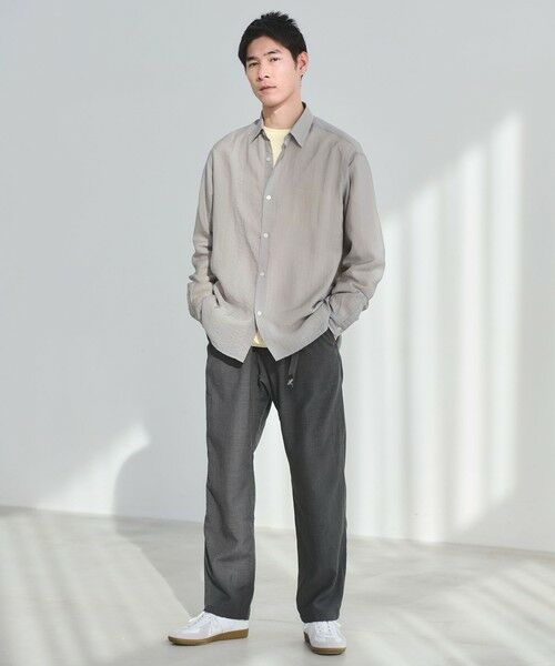 green label relaxing / グリーンレーベル リラクシング シャツ・ブラウス | フィブリル ストライプ柄 長袖 ボックス シャツ | 詳細1