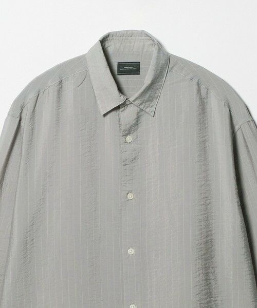 green label relaxing / グリーンレーベル リラクシング シャツ・ブラウス | フィブリル ストライプ柄 長袖 ボックス シャツ | 詳細5